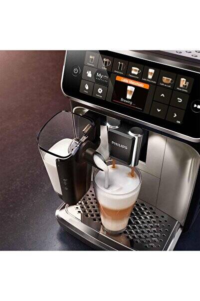 Philips EP5447,15 bar, 12 Lezzetli Kahve Mükemmel Sıcaklık ve Aroma Tam Otomatik Kahve ve Espresso Makinesi - 1