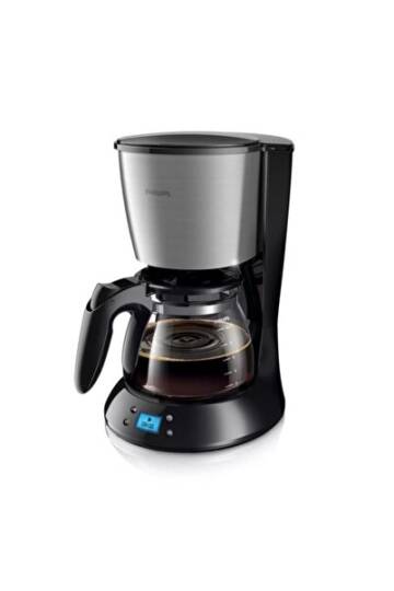 Philips Filtre Kahve Makinesi, 1,2 L, Otomatik Kapanma, Cam Demlik, Kolay Doldurma, Zamanlayıcı, HD7459/20