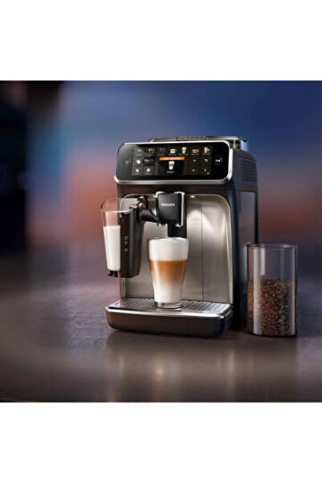 Philips LatteGo, Süt Çözümü TFT ekran, 12 Farklı Kahve 5400 Tam Otomatik Espresso - Latte Makinesi - 1