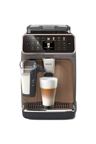 Philips LatteGo Tam Otomatik Espresso Makinesi, 20 Sıcak ve Soğuk İçecek, Silent Brew, EP5544/80 - 1