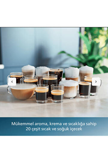 Philips PHP Lezzetli, sıcak ve soğuk 20 farklı kahvenin tadını almanın en kolay yolu Tam Oto. Espresso Mak - 1