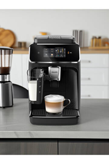 Philips Premium Series Öğütücülü Otomatik Cappuccino Espresso Makinesi, Siyah - 1