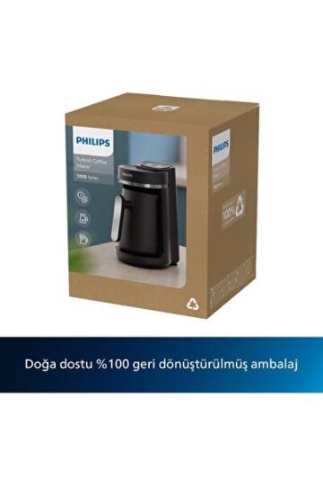 Philips Türk Kahvesi Makinesi Siyah & Gümüş