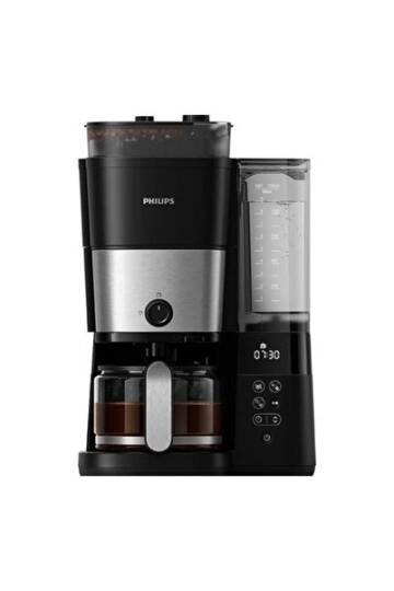 Philips Ultra Premium Öğütücülü Filtre Kahve Makinesi Siyah