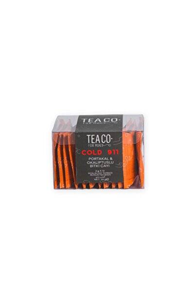 Tea Co Cold 911 - Portakal ve Okaliptuslu Bitki Çayı Müslin Çay Poşeti - 1