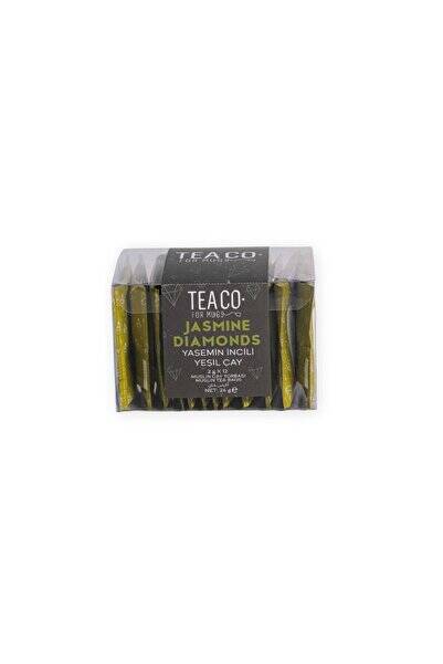 Tea Co Jasmine Diamonds - Yaseminli Yeşil Çay Müslin Çay Poşeti - 1