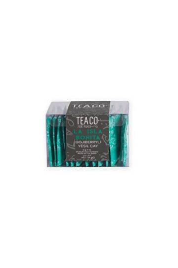 Tea Co La Isla Bonita - Gojiberryli Yeşil Çay Müslin Çay Poşeti - 1