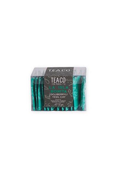 Tea Co La Isla Bonita - Gojiberryli Yeşil Çay Müslin Çay Poşeti - 1