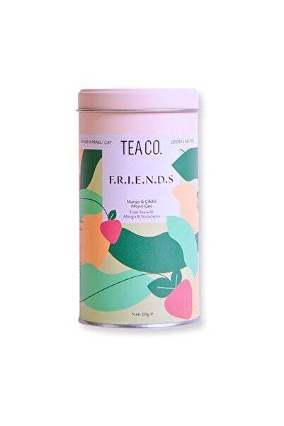 Tea Co Mango ve Çilekli Meyve Çayı - F.R.I.E.N.D.S. 50 gr - 1