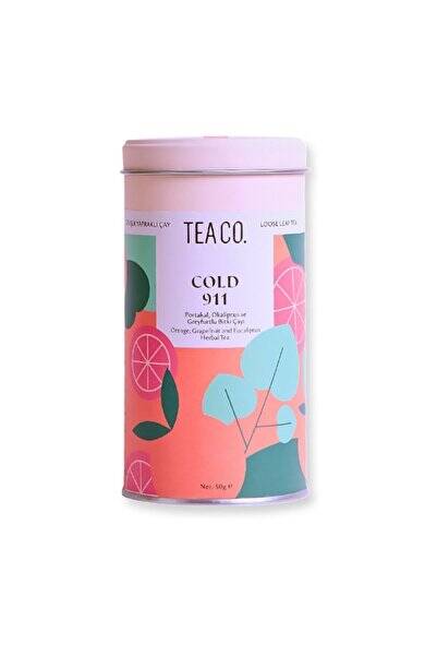 Tea Co Portakal, Greyfurtlu Bitki Çayı - Cold 911 - 50 gr - 1