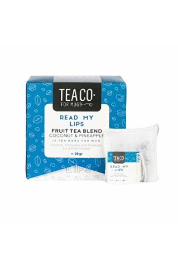 Tea Co Read My Lips - Ananas ve Hindistancevizli Meyve Çayı 15'li Çay Poşeti Kutusu