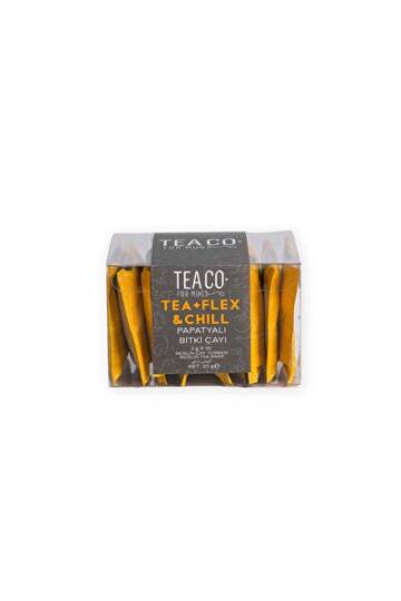 Tea Co Tea + Flex & Chıll - Papatyalı Bitki Çayı Müslin Çay Poşeti - 1
