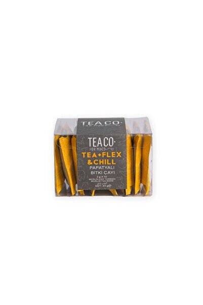 Tea Co Tea + Flex & Chıll - Papatyalı Bitki Çayı Müslin Çay Poşeti - 1