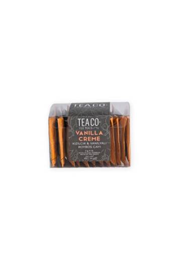 Tea Co Vanilla Creme - Kızılcık ve Vanilyalı Roybos Çayı Müslin Çay Poşeti